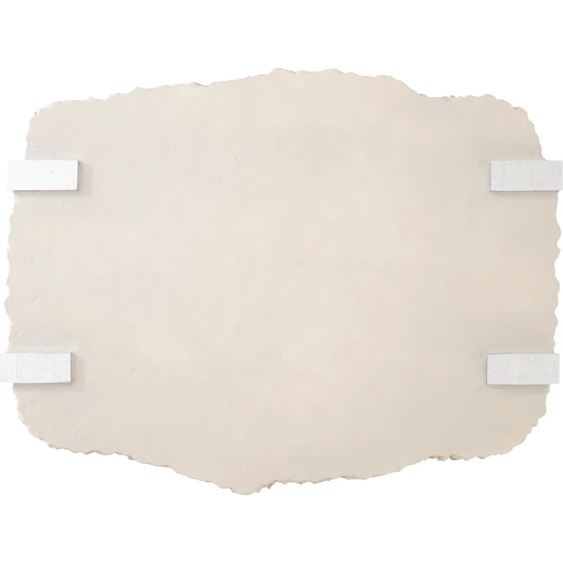 Negotiation Ash Coffee Table by Phillips Collection in gray, silver and ash. Made from resin metal in a modern style.