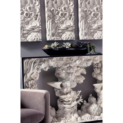 Coral Reef Wall Art I by Phillips Collection in off white. Made from resin in a coastal style.