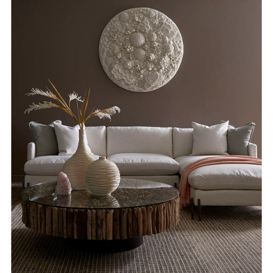 Coral Reef Wall Art II by Phillips Collection in off white. Made from resin in a coastal style.