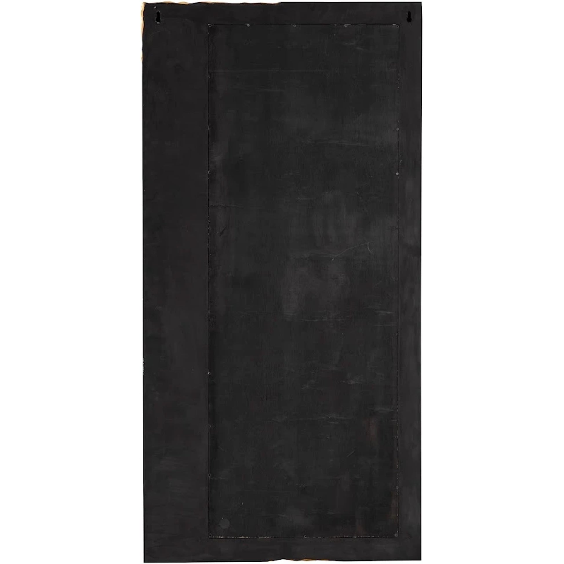 Mercury Rectangular Black Gold Mirror by Phillips Collection in black, gold and gold leaf. Made from resin in a modern style.