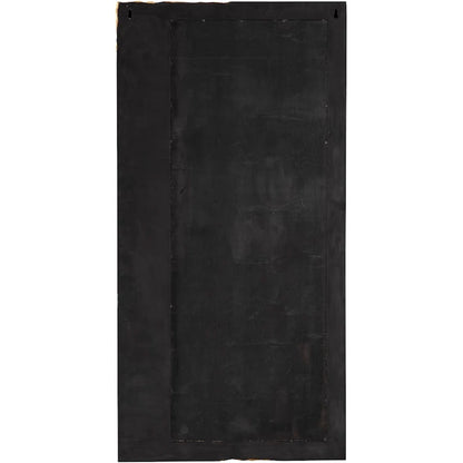 Mercury Rectangular Black Gold Mirror by Phillips Collection in black, gold and gold leaf. Made from resin in a modern style.