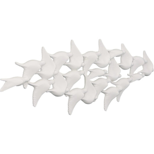 Flock of Birds Wall Art by Phillips Collection in matte lacquer. Made from resin in a modern style.