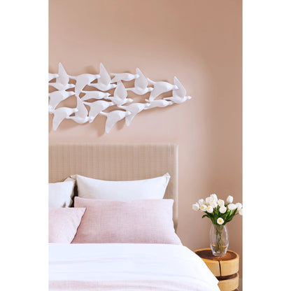 Flock of Birds Wall Art by Phillips Collection in matte lacquer. Made from resin in a modern style.