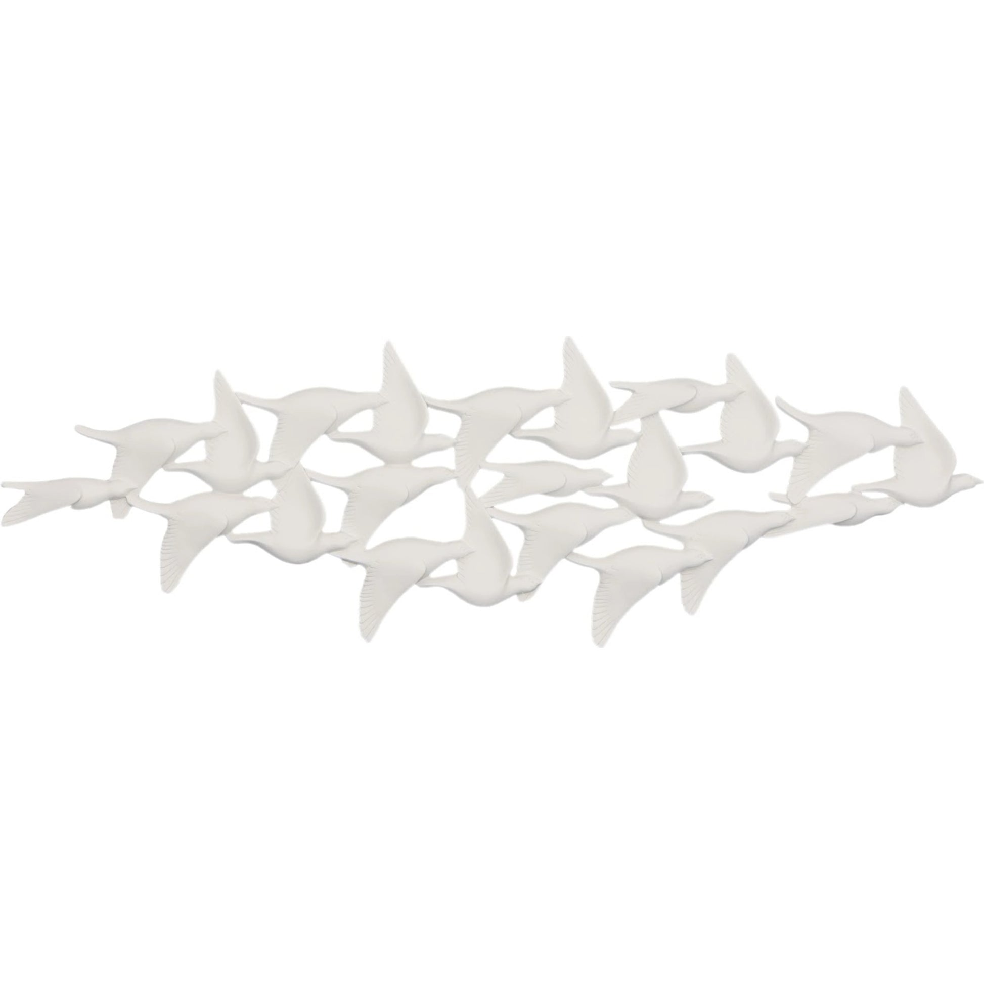 Flock of Birds Wall Art by Phillips Collection in matte lacquer. Made from resin in a modern style.