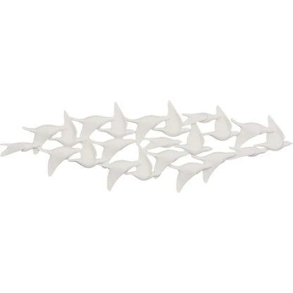Flock of Birds Wall Art by Phillips Collection in matte lacquer. Made from resin in a modern style.