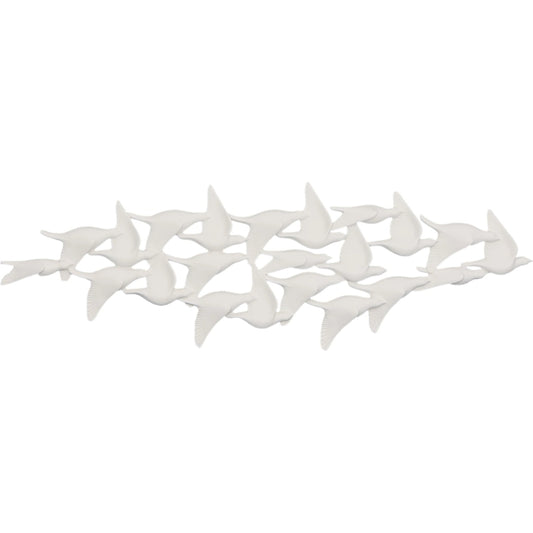 Flock of Birds Wall Art by Phillips Collection in matte lacquer. Made from resin in a modern style.
