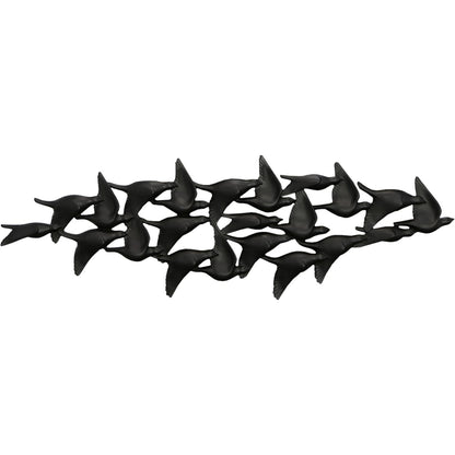 Flock of Birds Wall Art by Phillips Collection in matte lacquer. Made from resin in a modern style.