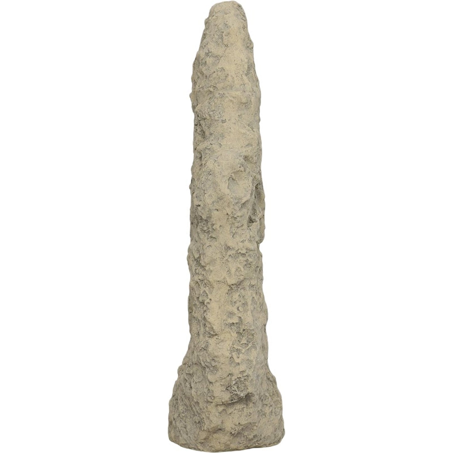002 SI-2065423 | Additional Silo | Cast Stone Table Top Sculpture Double Hole, Roman Stone by Phillips Collection in off white and roman stone. Made from resin in a rustic style.