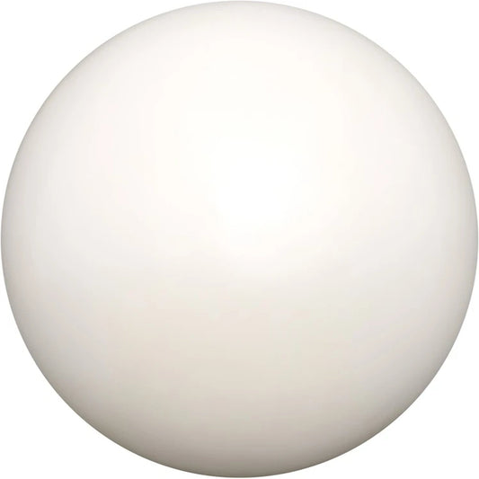 Sphere-In-Half Wall Sculpture by Phillips Collection in pearl white. Made from resin in a modern style.
