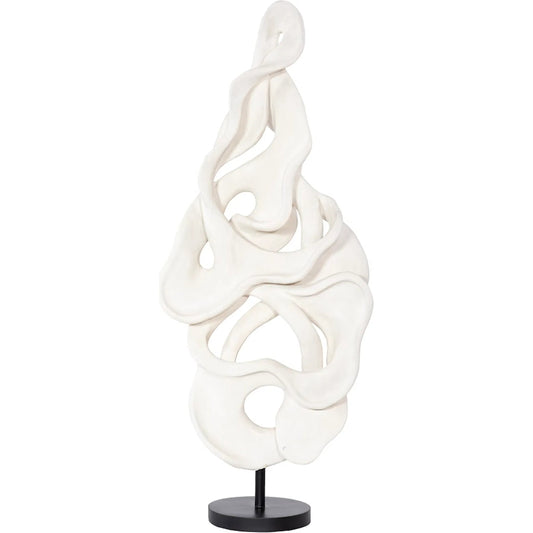 Cast Dancing Sculpture Pli by Phillips Collection. Made from resin in a unique style.
