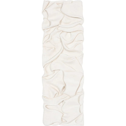 Drape Wall Art, White Stone by Phillips Collection in white and white stone. Made from resin, stone composite in a modern style.
