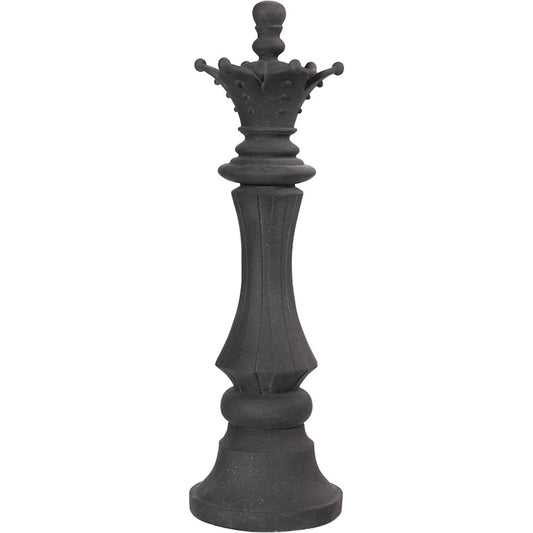 Queen Chess Sculpture Cast Stone by Phillips Collection. Made from unique in a transitional style.