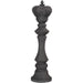 King Chess Sculpture Cast Stone by Phillips Collection. Made from unique in a transitional style.