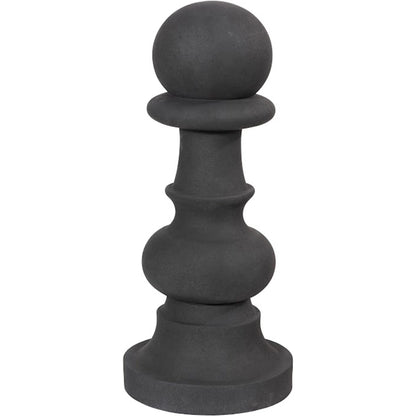 Pawn Chess Sculpture Cast Stone by Phillips Collection. Made from unique in a transitional style.