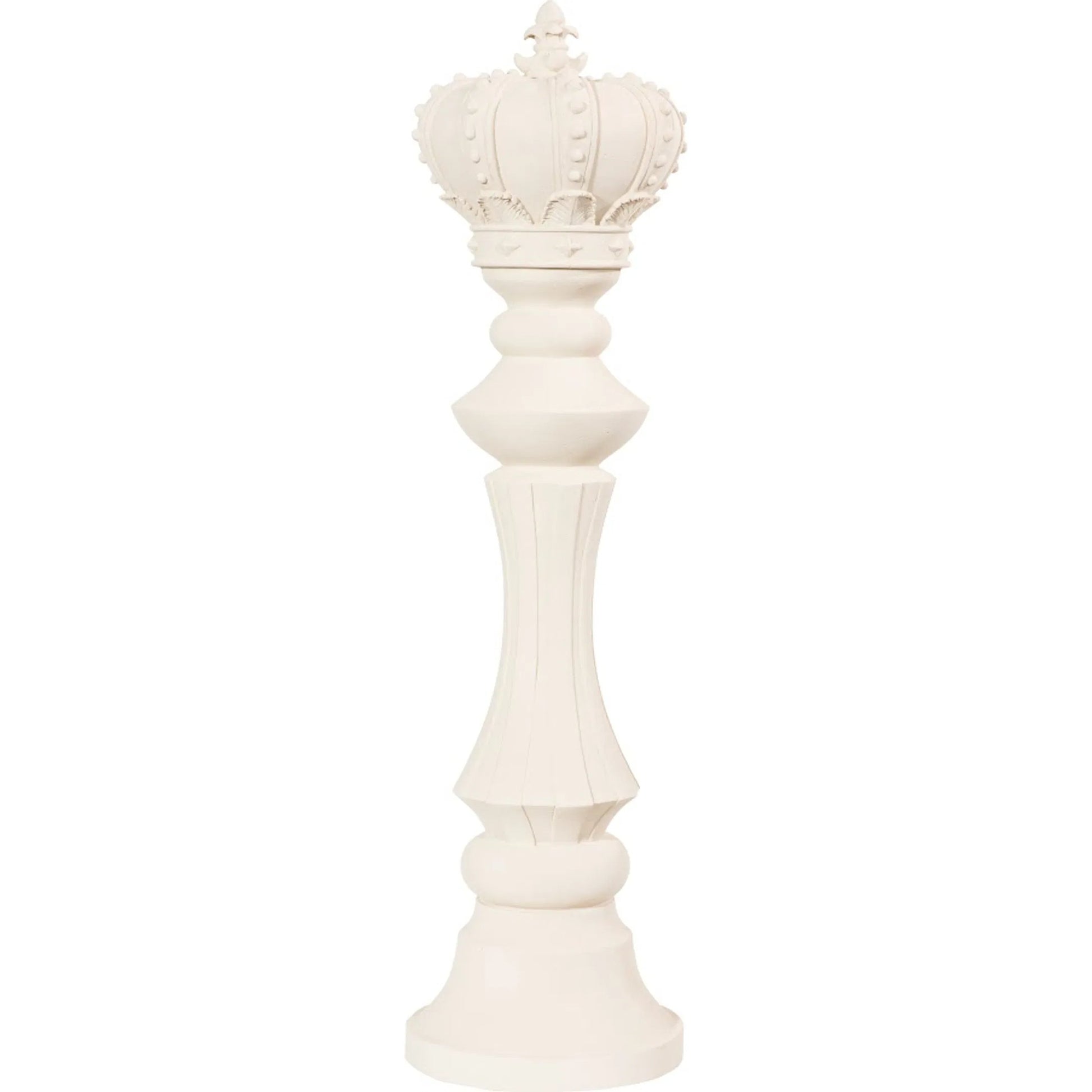 King Chess Sculpture Cast Stone by Phillips Collection. Made from unique in a transitional style.