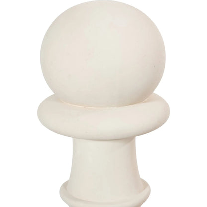 Pawn Chess Sculpture Cast Stone by Phillips Collection. Made from unique in a transitional style.
