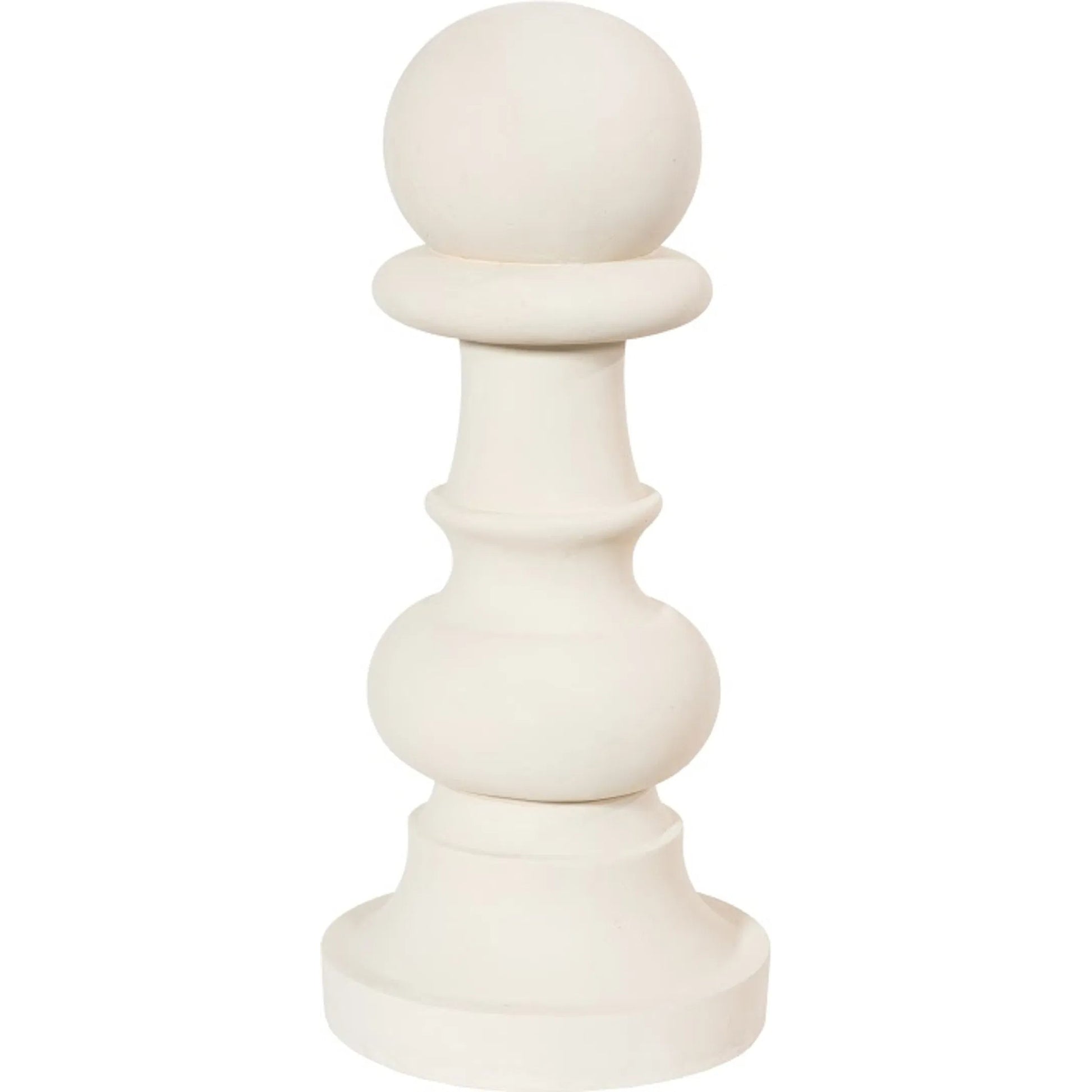 Pawn Chess Sculpture Cast Stone by Phillips Collection. Made from unique in a transitional style.