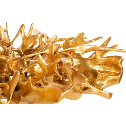 Cast Root Coffee Table by Phillips Collection in faux bleached. Made from resin in a coastal style.