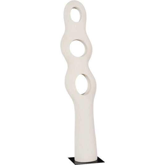 Triple Circle Sculpture by Phillips Collection. Made from resin in a modern style.