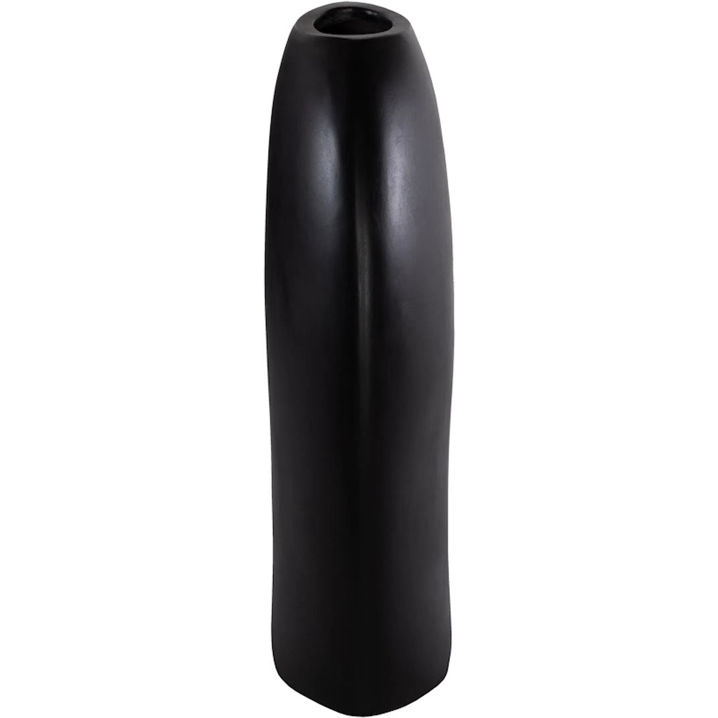 003 SI-2299788 | Primary Silo | Pod Vase Matte by Phillips Collection in black. Made from resin in a modern style.