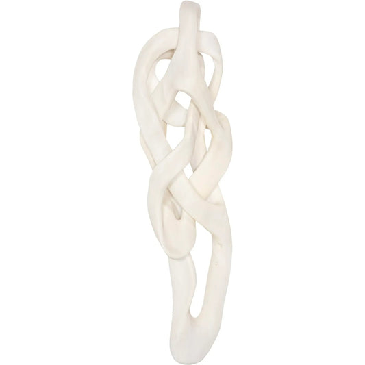 Cast Dancing Wall Sculpture Pass Faux by Phillips Collection in off white and bleached. Made from resin in a unique style.