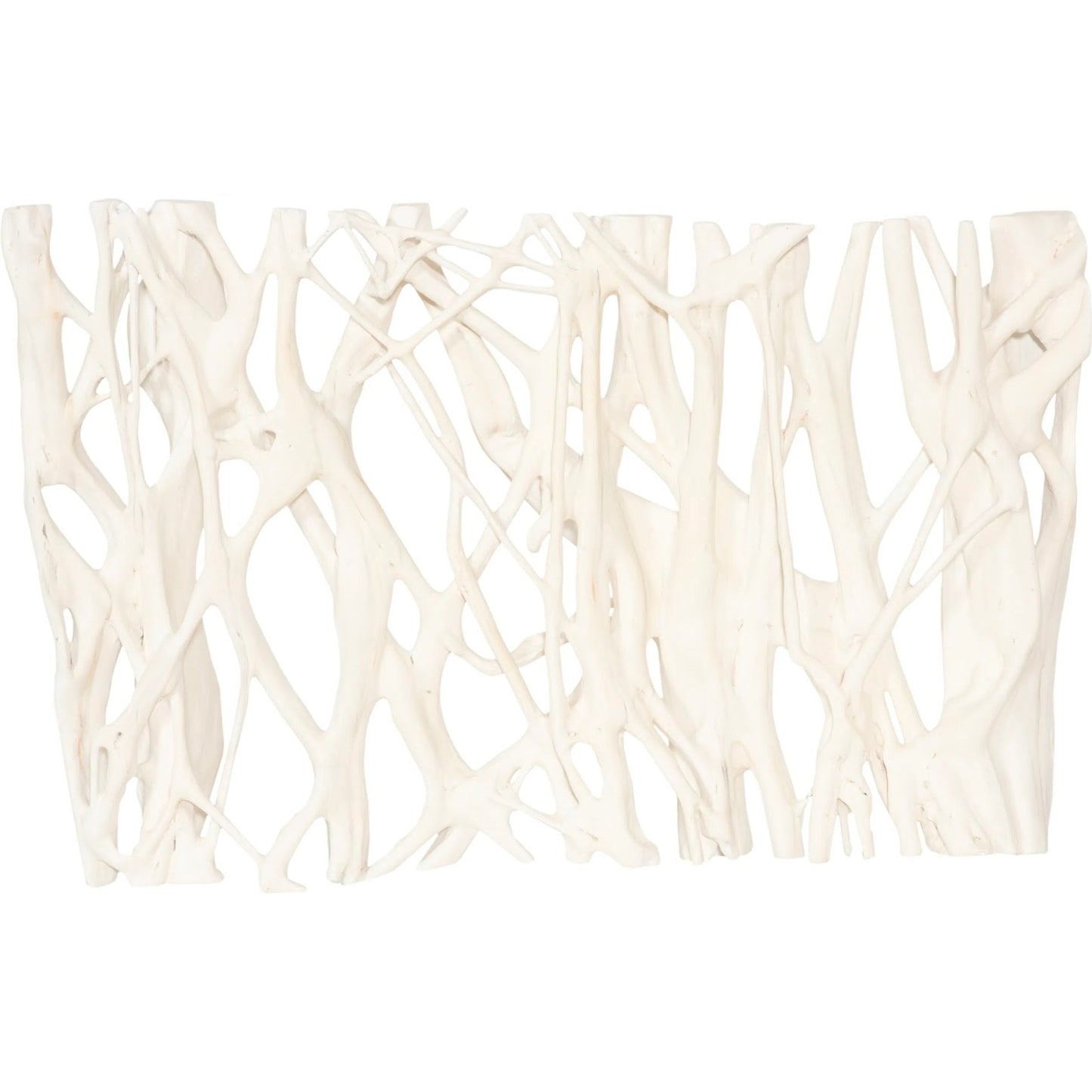 000 SI-2379540 | Primary Silo | Cast Entwined Rectangular Wall Root by Phillips Collection in off white. Made from resin, stone composite in a modern style.