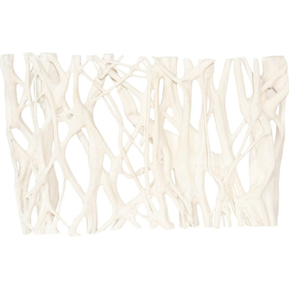 Cast Entwined Rectangular Wall Root by Phillips Collection in off white. Made from resin, stone composite in a modern style.