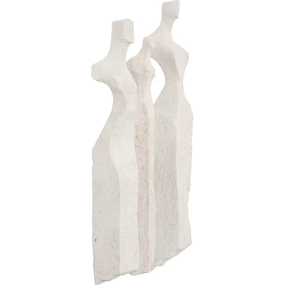 Cast Women Wall Art (Set of 3) by Phillips Collection in off white and roman stone. Made from resin in a modern style.