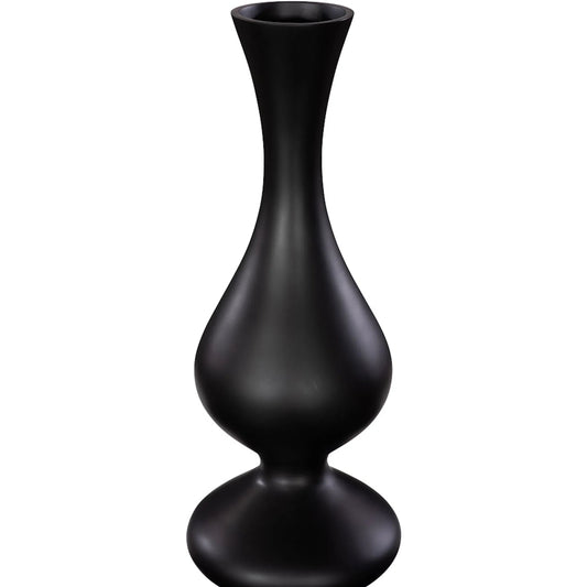 Bella Bloom Vase by Phillips Collection in black. Made from resin in a modern style.
