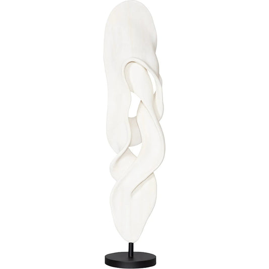Cast Dancing Sculpture Glissade by Phillips Collection in off white. Made from resin in a unique style.