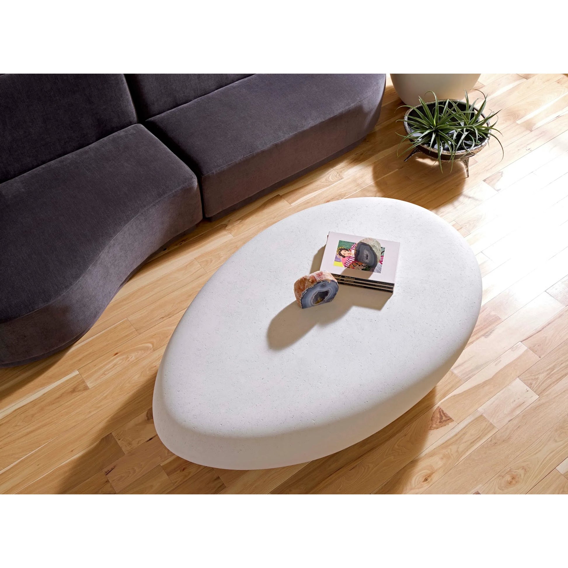 River Coffee Table by Phillips Collection. Made from resin in a modern style.