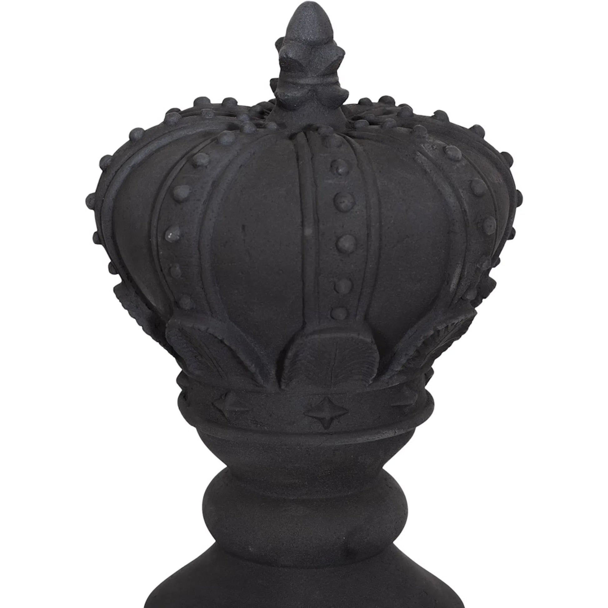 King Chess Sculpture Cast Stone by Phillips Collection. Made from unique in a transitional style.