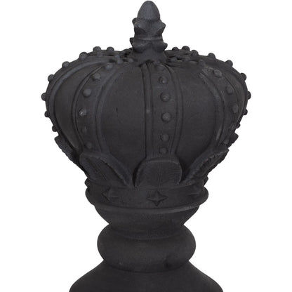 King Chess Sculpture Cast Stone by Phillips Collection. Made from unique in a transitional style.