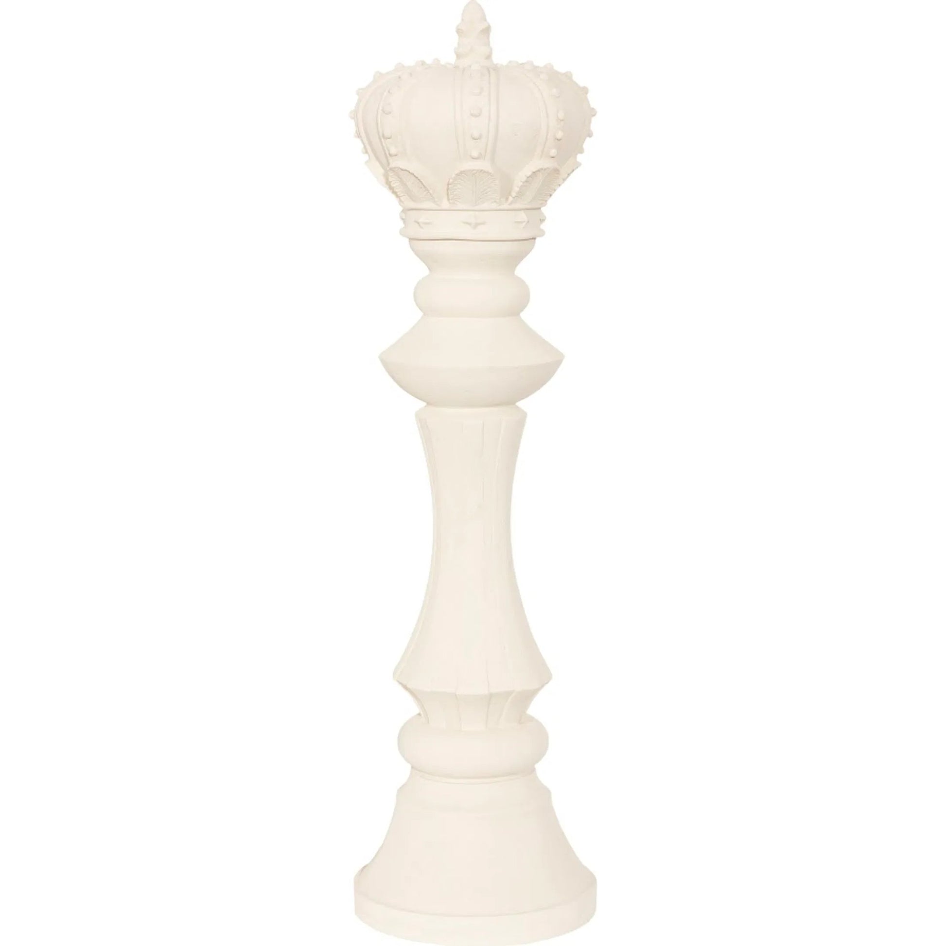 King Chess Sculpture Cast Stone by Phillips Collection. Made from unique in a transitional style.