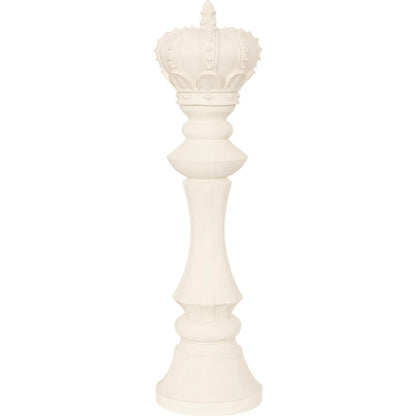 King Chess Sculpture Cast Stone by Phillips Collection. Made from unique in a transitional style.