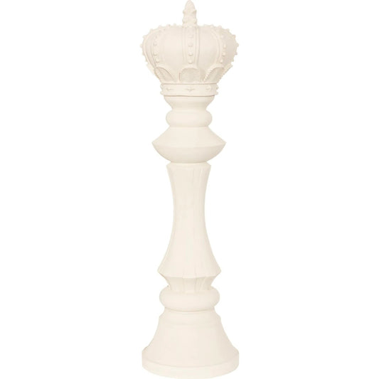King Chess Sculpture Cast Stone by Phillips Collection. Made from unique in a transitional style.