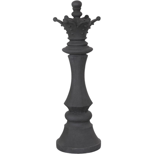 Queen Chess Sculpture Cast Stone by Phillips Collection. Made from unique in a transitional style.