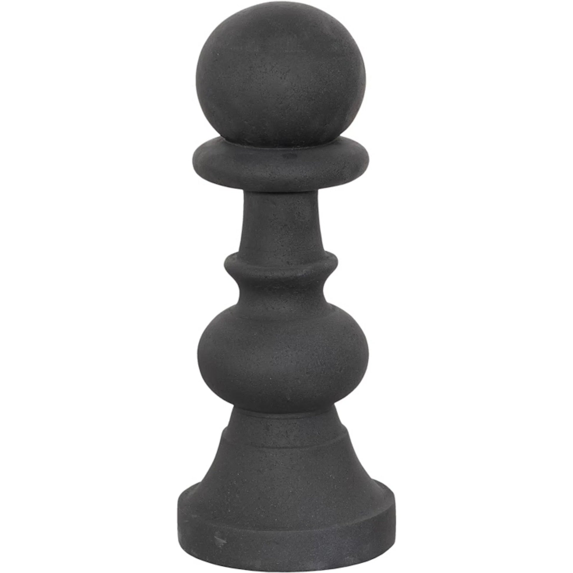 Pawn Chess Sculpture Cast Stone by Phillips Collection. Made from unique in a transitional style.