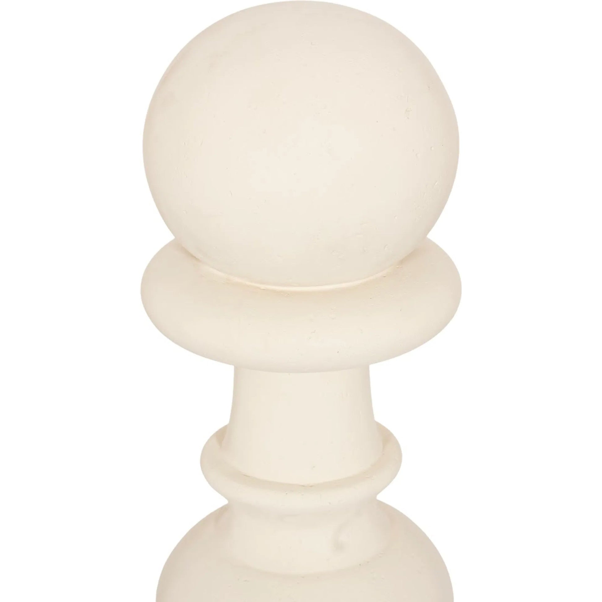 Pawn Chess Sculpture Cast Stone by Phillips Collection. Made from unique in a transitional style.