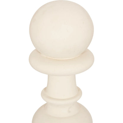 Pawn Chess Sculpture Cast Stone by Phillips Collection. Made from unique in a transitional style.