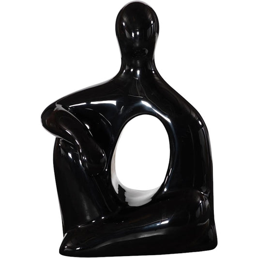 Seated Sculpture by Phillips Collection. Made from resin in a unique style.