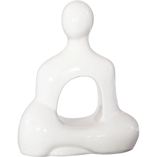 Buddha Seated Sculpture by Phillips Collection. Made from resin in a unique style.