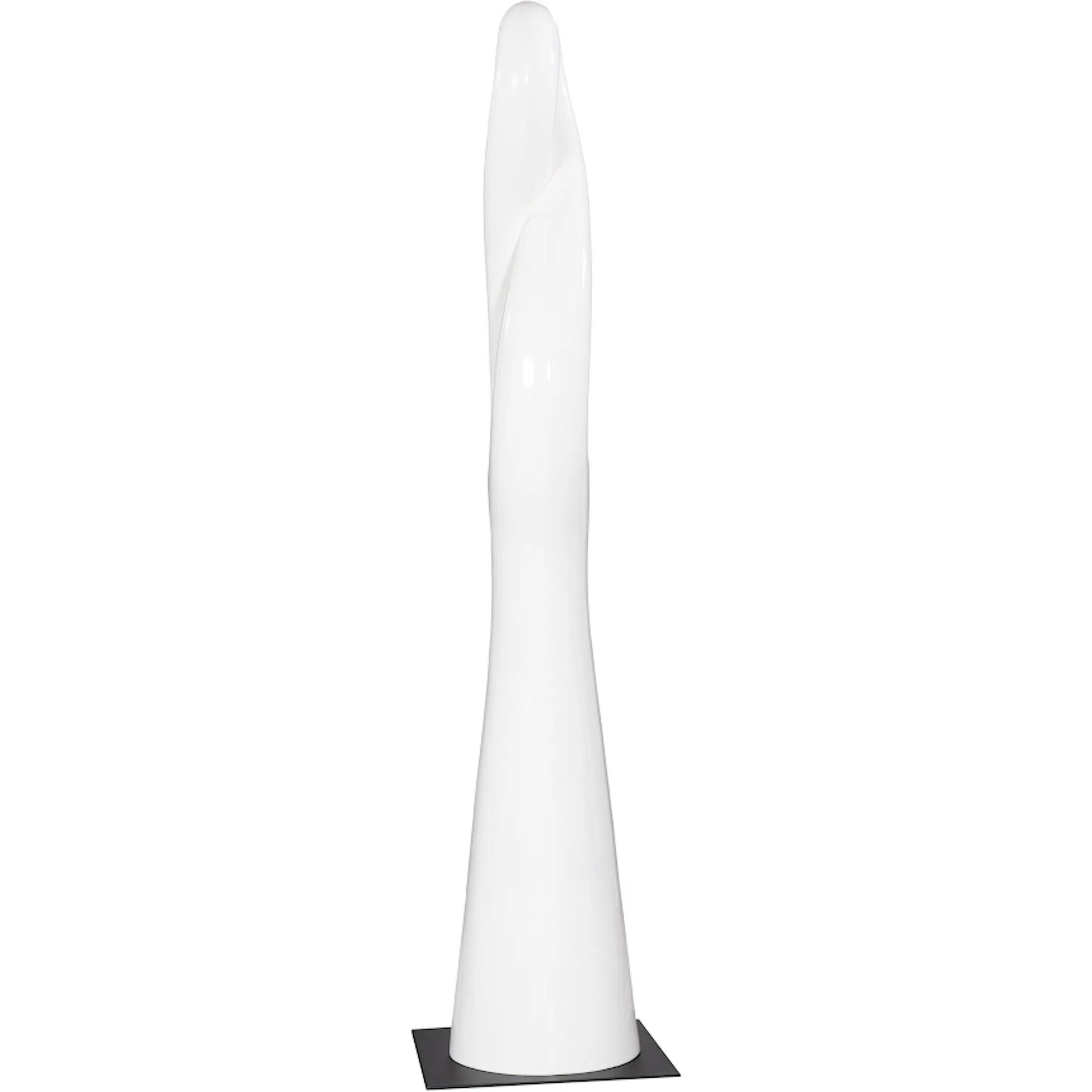 Twisted Sculpture by Phillips Collection in gel coat. Made from resin in a modern style.