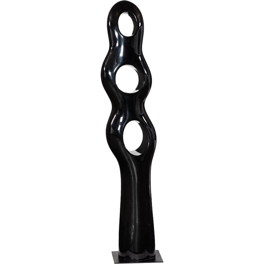 Triple Circle Sculpture by Phillips Collection. Made from resin in a modern style.