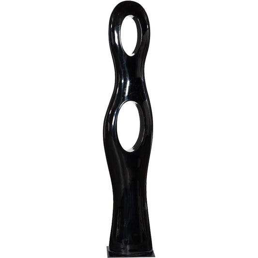 Double Circle Sculpture by Phillips Collection. Made from resin in a unique style.