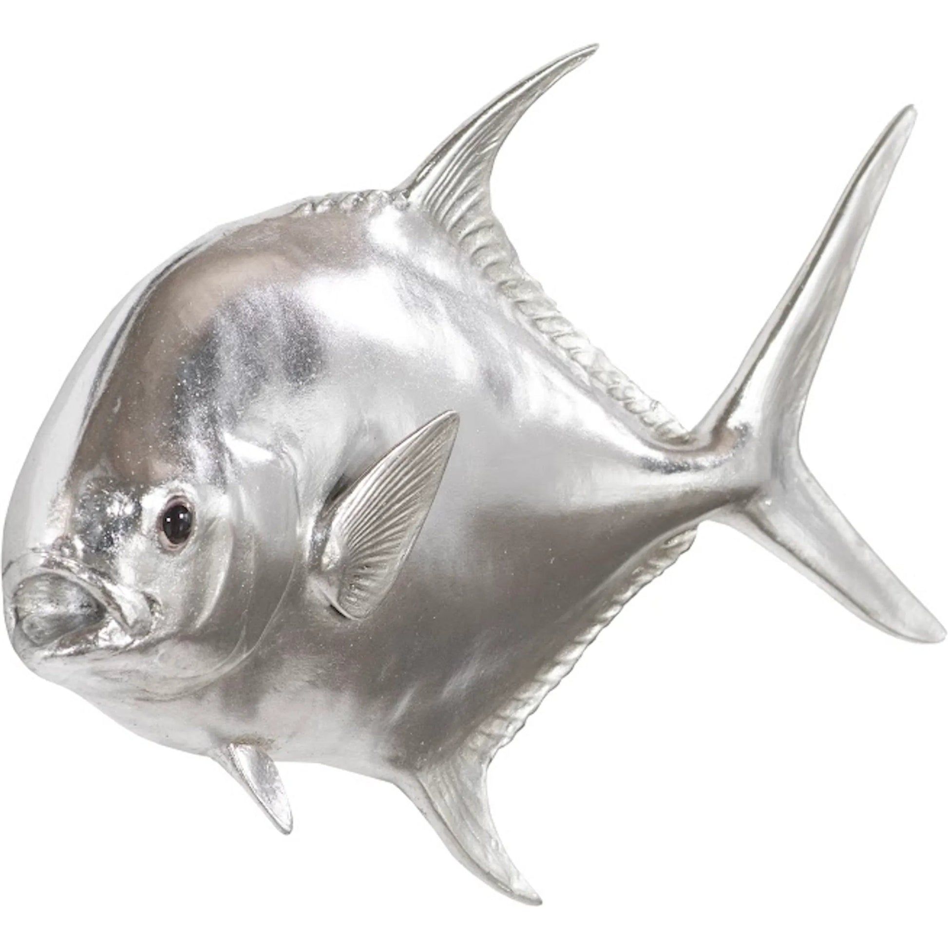 Permit Fish Wall Sculpture by Phillips Collection. Made from resin in a modern style.
