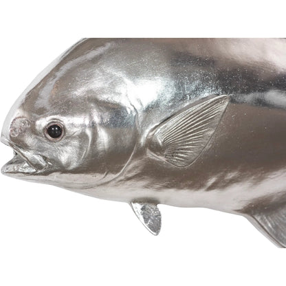 Permit Fish Wall Sculpture by Phillips Collection. Made from resin in a modern style.