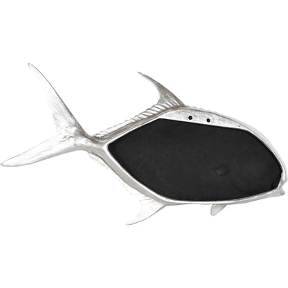 Permit Fish Wall Sculpture by Phillips Collection. Made from resin in a modern style.