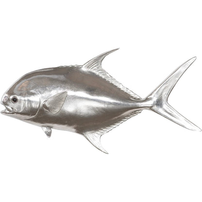 Permit Fish Wall Sculpture by Phillips Collection. Made from resin in a modern style.