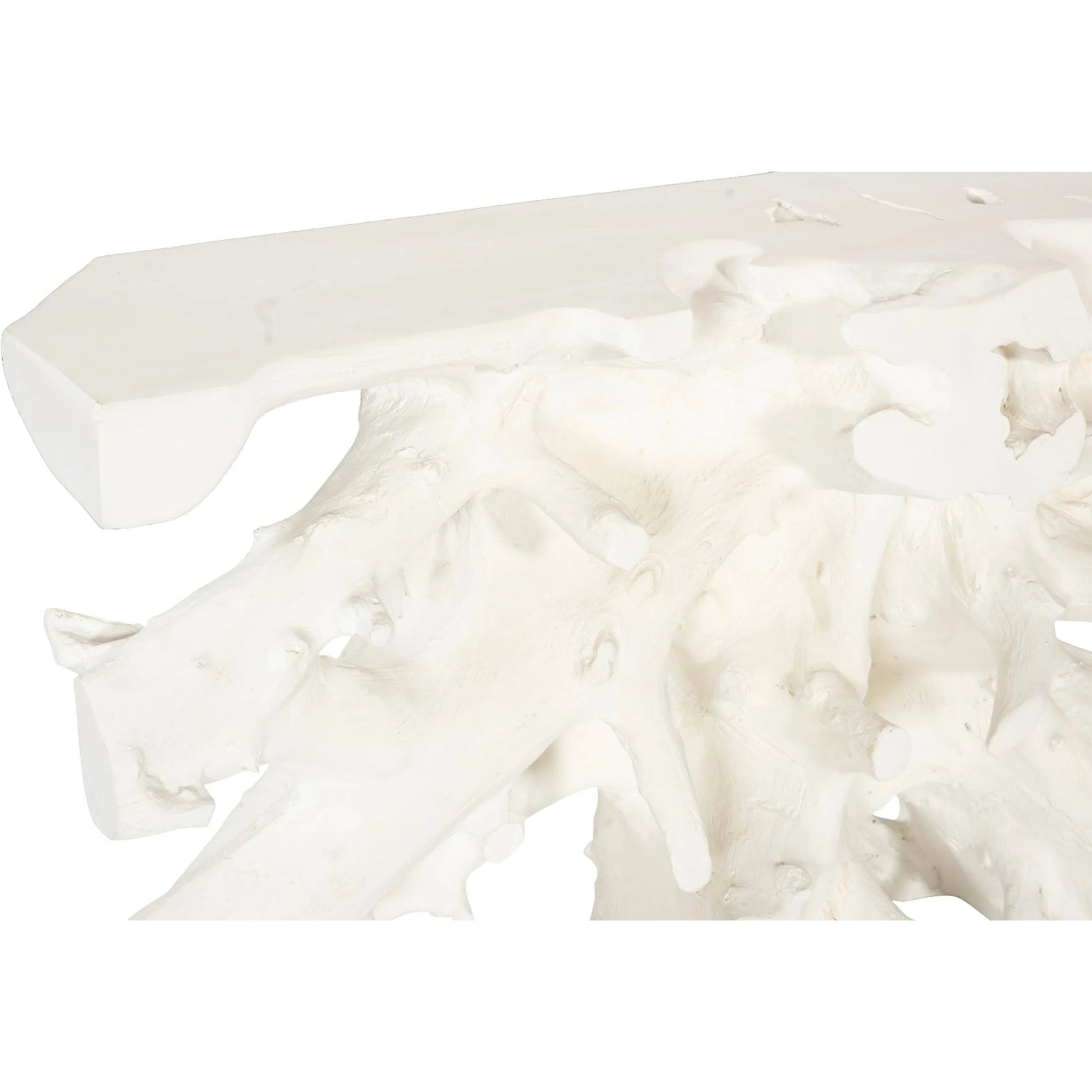 Beau Cast Root Console Table by Phillips Collection. Made from resin in a coastal style.